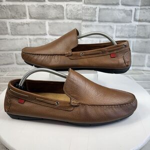 Marc Joseph New York Men's Size 10.5 Brown Leather Driving Slip On Loafers